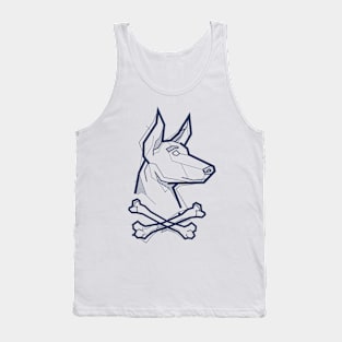 Dog and cross bones Tank Top